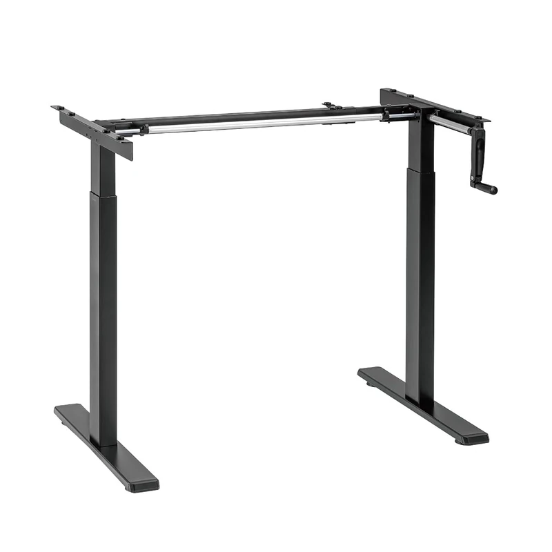 Logilink Manually Adjustable Sit/Stand Desk Frame, 2 Way Telescopic Extension