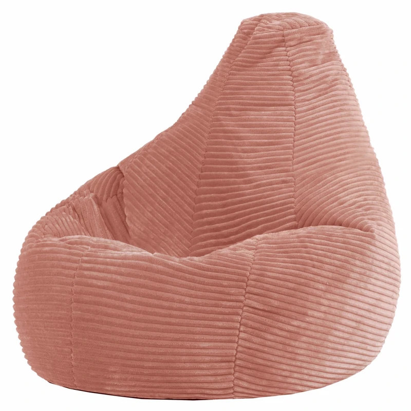 icon Dalton Kids Cord Bean Bag with Filling Included, Pink