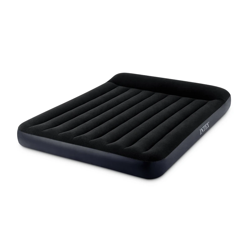Intex Queen Pillow Rest Classic Airbed w/Fiber-Tech RP, Inflated Size: 1.52m x 2.03m x 25cm (64150GB)