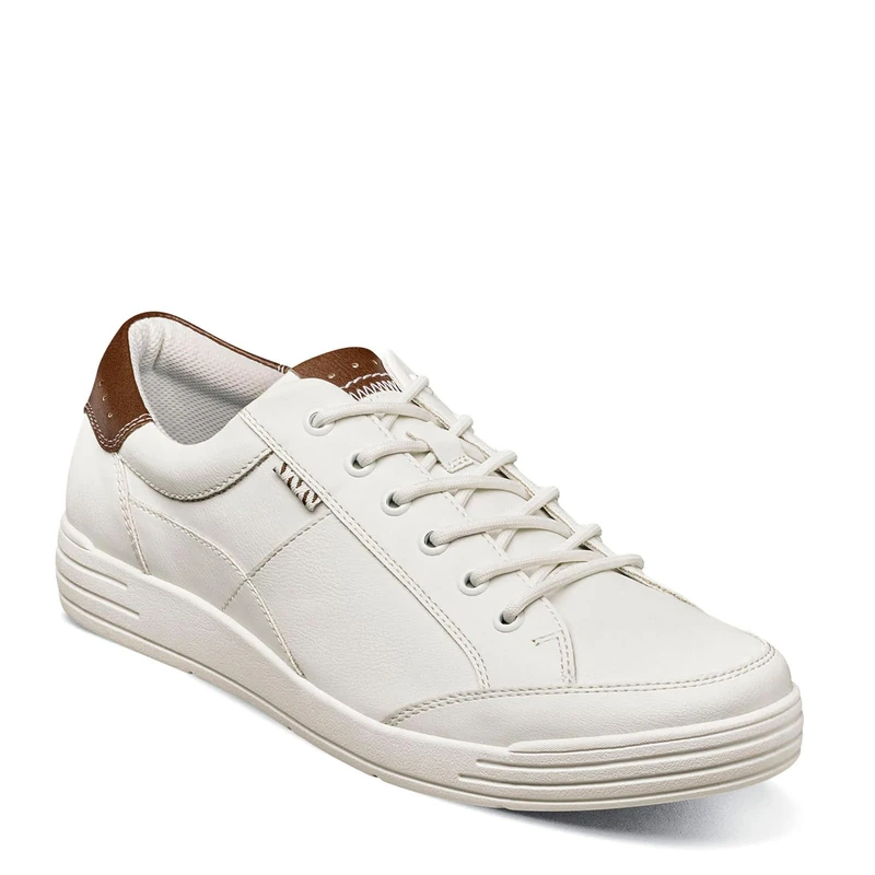 Nunn Bush Men's Kore City Walk Oxford Athletic Style Sneaker Lace Up Shoe, White, 11 UK