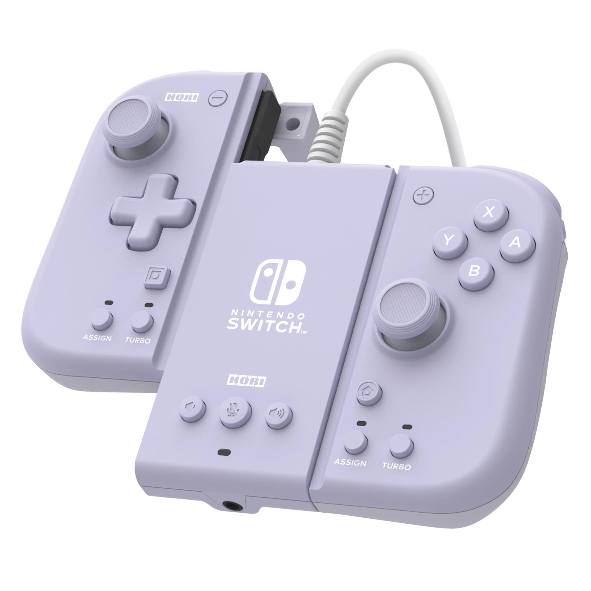 Hori Switch Split Pad Compact Attachment Set - Lavender