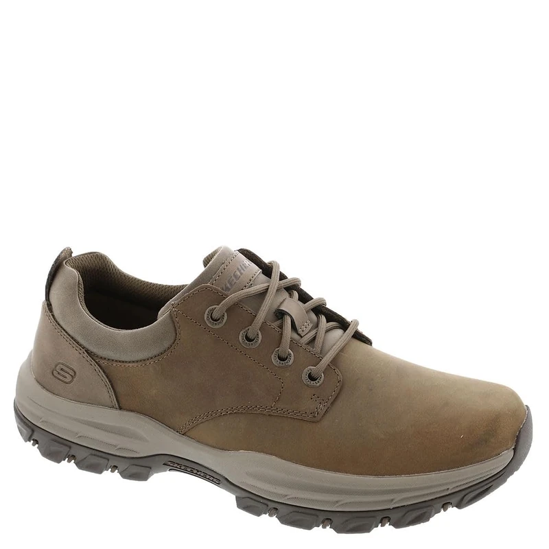Skechers Men's Knowlson Leland Casual Shoes, Desert Leather, 7.5 UK - Image 1