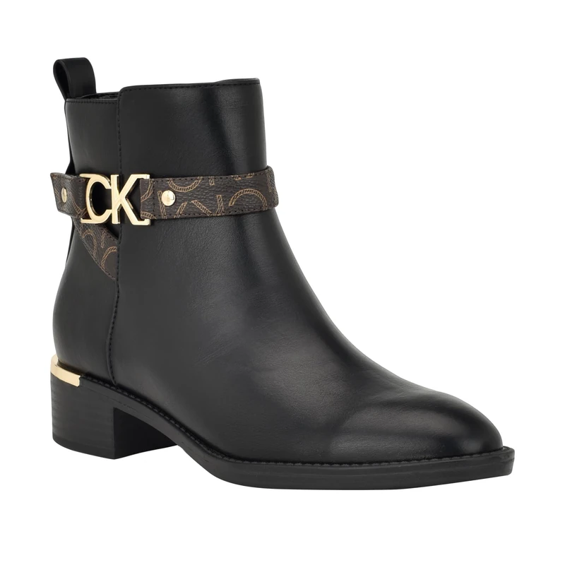Calvin Klein Women's Dhara Ankle Boot, Black, 5 UK