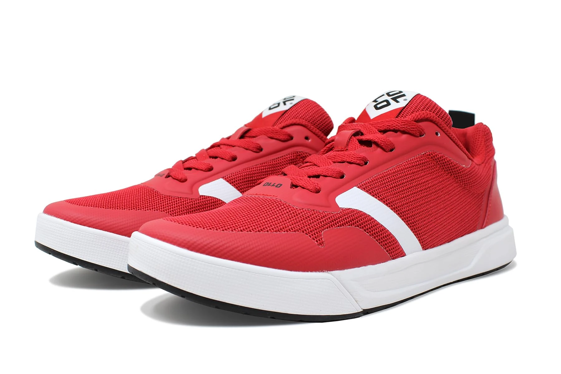 OLLO Alpha Parkour Shoes - Freerunning, Ninja and Obstacle Training, High Grip, Flexible, Comfort, Ultra Traction, Edge Red, 9.5