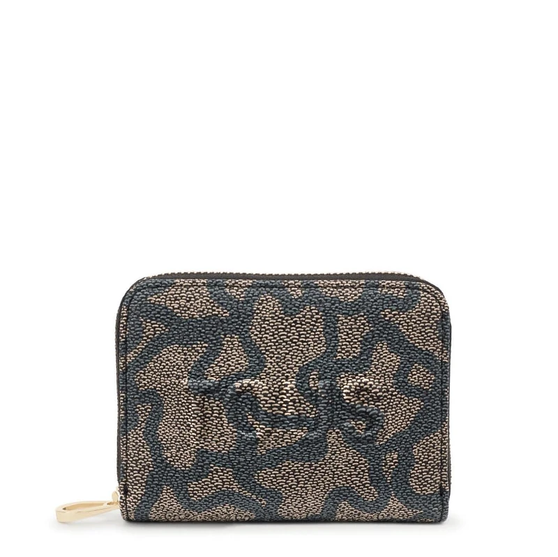 Medium KAOS Icon Tous Purse Black-Multi
