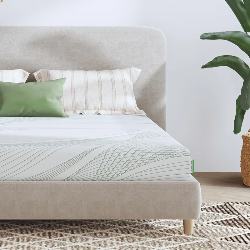 Novilla 4FT Foam Mattress, Double-sided sleepable, 9 Zone Small Double Mattress, Medium Firm Foam Mattress with Breathable OEKO-TEX Fabric and CertiPUR-US Foam 120x190x14cm