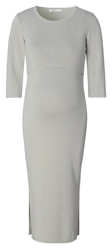 Noppies Maternity Women's Jaleesa Nursing 2-Piece Dress 3/4 Sleeve, Green-N142, XXL