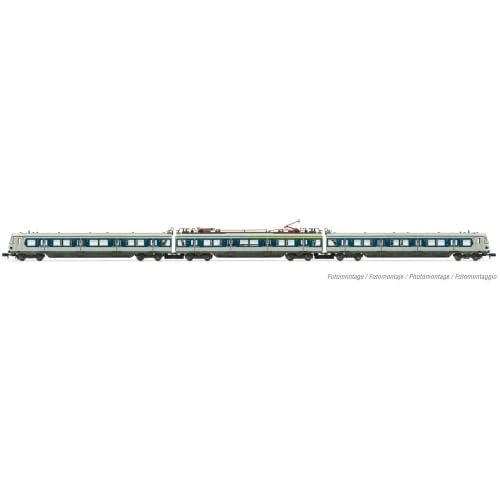 Arnold HN2495 DB, 3-unit EMU, class 420, grey/blue livery, two pantographs, ep. IV 1:160 Scale N gauge