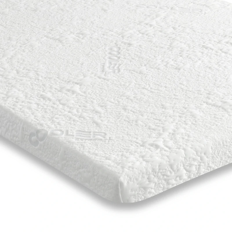Starlight Beds European Single Mattress Topper- 5cm Cooling Foam Mattress Topper with Extreme Cooling, Removable, Washable Cover, White – 90x200x5cm