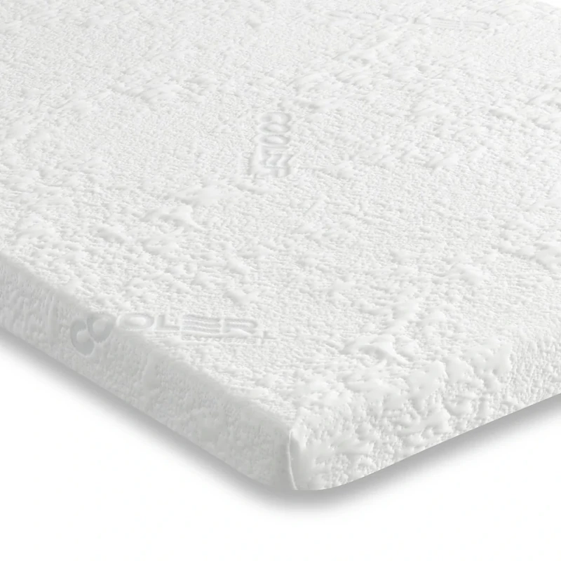 Starlight Beds Small Single Mattress Topper- 5cm Cooling Foam Mattress Topper with Extreme Cooling, Removable, Washable Cover, White – 2ft6 x 6ft3 (75x190x5cm)