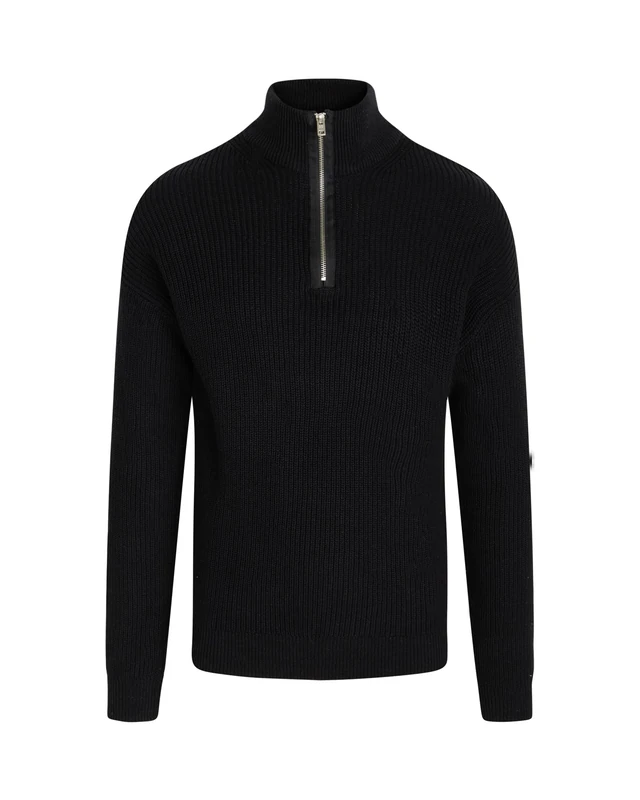 Redefined Rebel Rraxton Knit Pullover Sweater, Black, M
