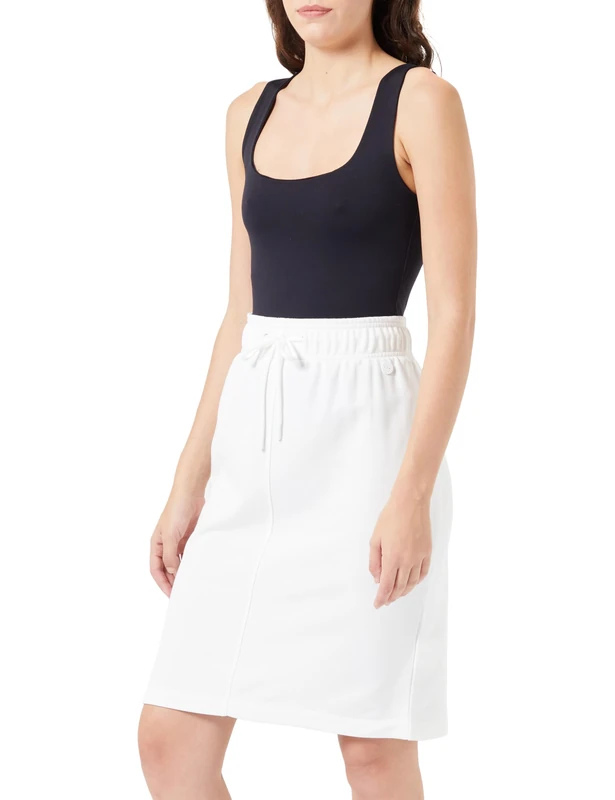 bridgeport Women's Sweat Skirt, Wool White, L
