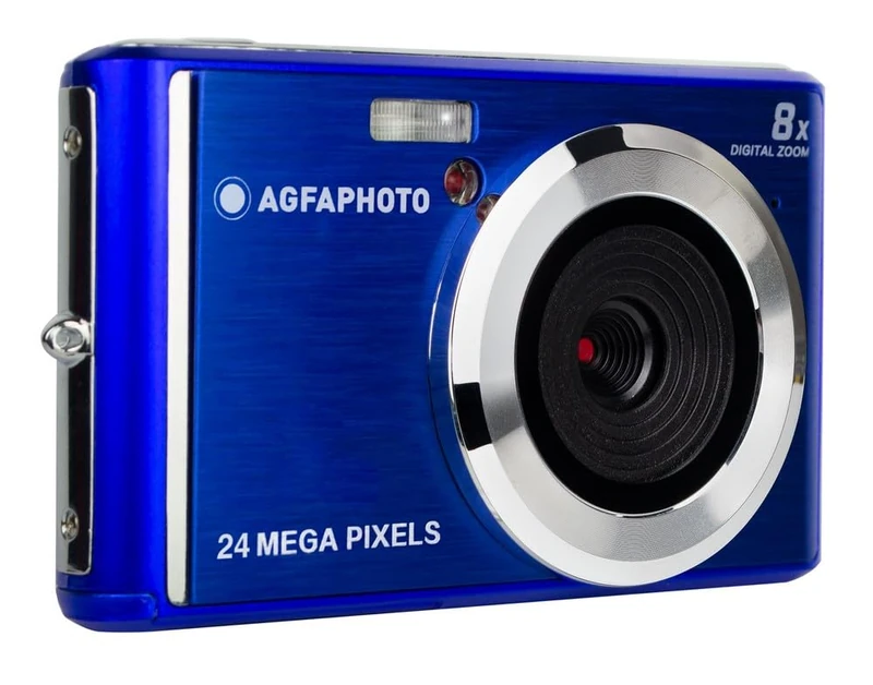 AgfaPhoto Realishot DC5500 - 24MP Digital Camera, 8x Zoom, Blue
