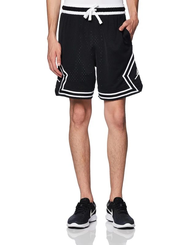 Nike Men's J Df SPRT Dmnd Shorts, Black/White/White/White, XXL