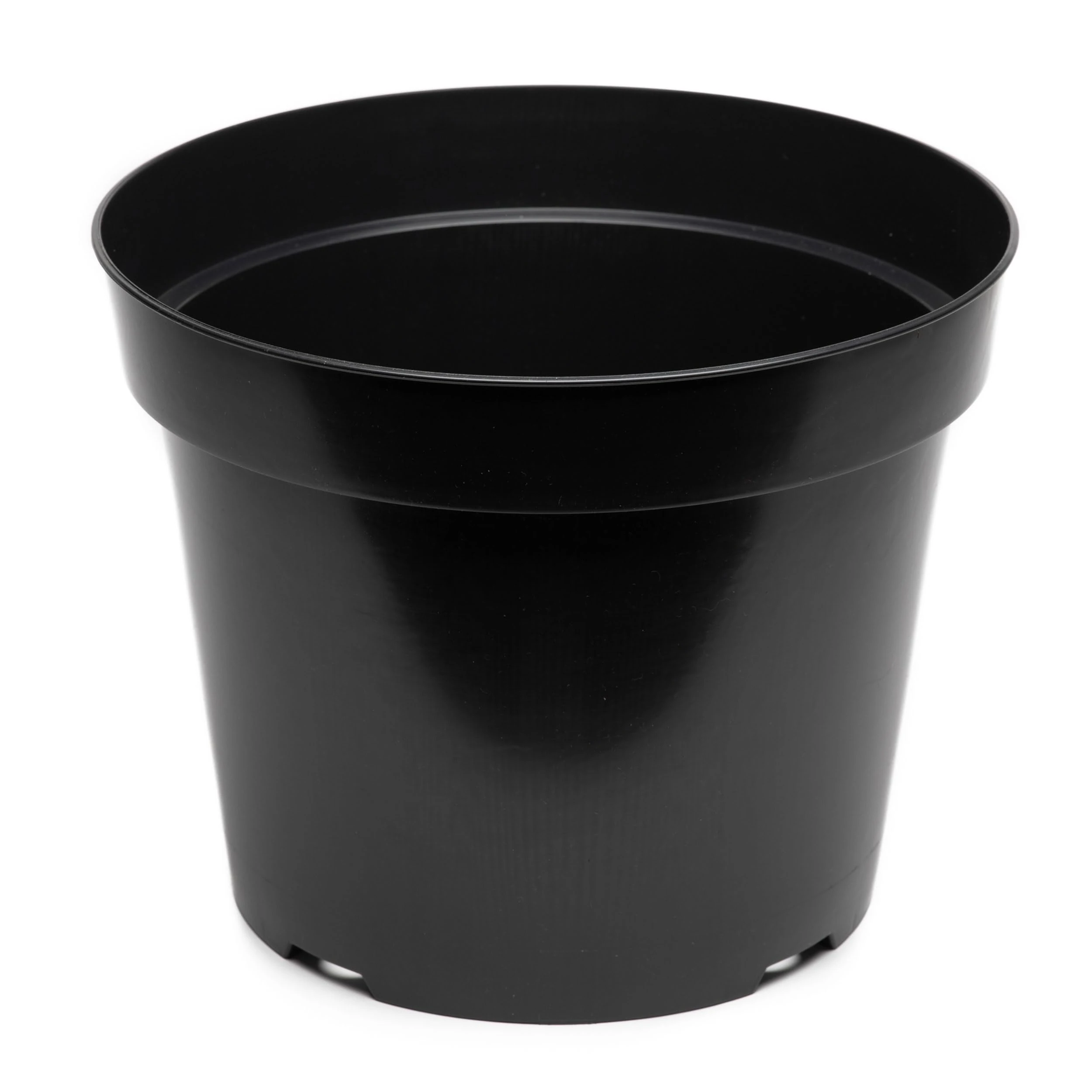 EarlyGrow 5-Pack 15 Litre Round Plastic Plant Pots Nursery Herb Flower Planters Horticulture, Hydroponics, Indoor/Outoor, Household and Garden Plants, Fruits and Vegetables