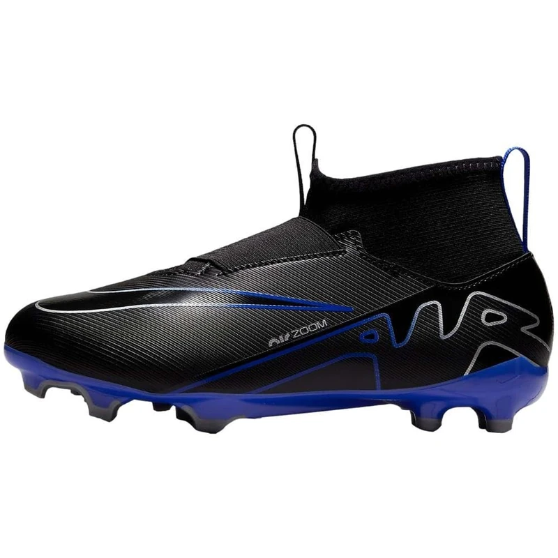 NIKE DJ5623-040 JR Mercurial Superfly 9 ACADEMY Black/Chrome-Hyper Roya Men Black/Chrome-Hyper Roya UK 5.5