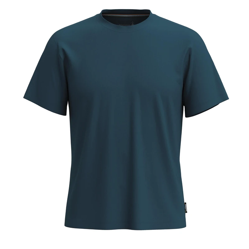 Smartwool Men's Perfect Crew Short Sleeve Tee, Twilight Blue, Small