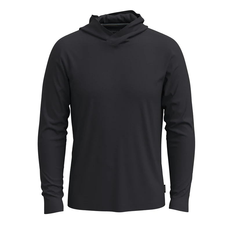 Smartwool Men's Merino Wool Hoodie, Black, Medium