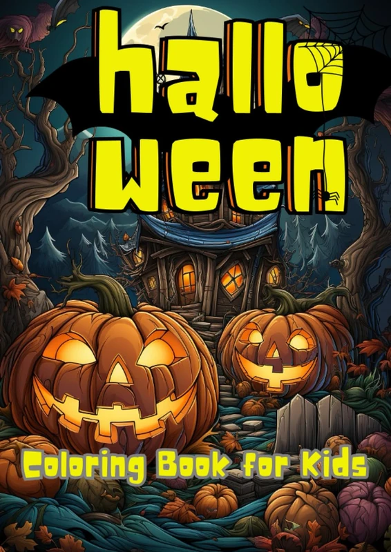 Halloween Coloring Book: Halloween Coloring Book for Kids