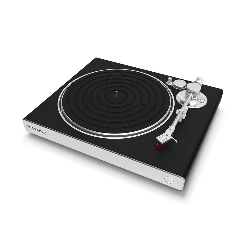 Victrola VPT-2500-BSL Carbon Bluetooth Hi-Res Audio Turntable (Black/Silver)