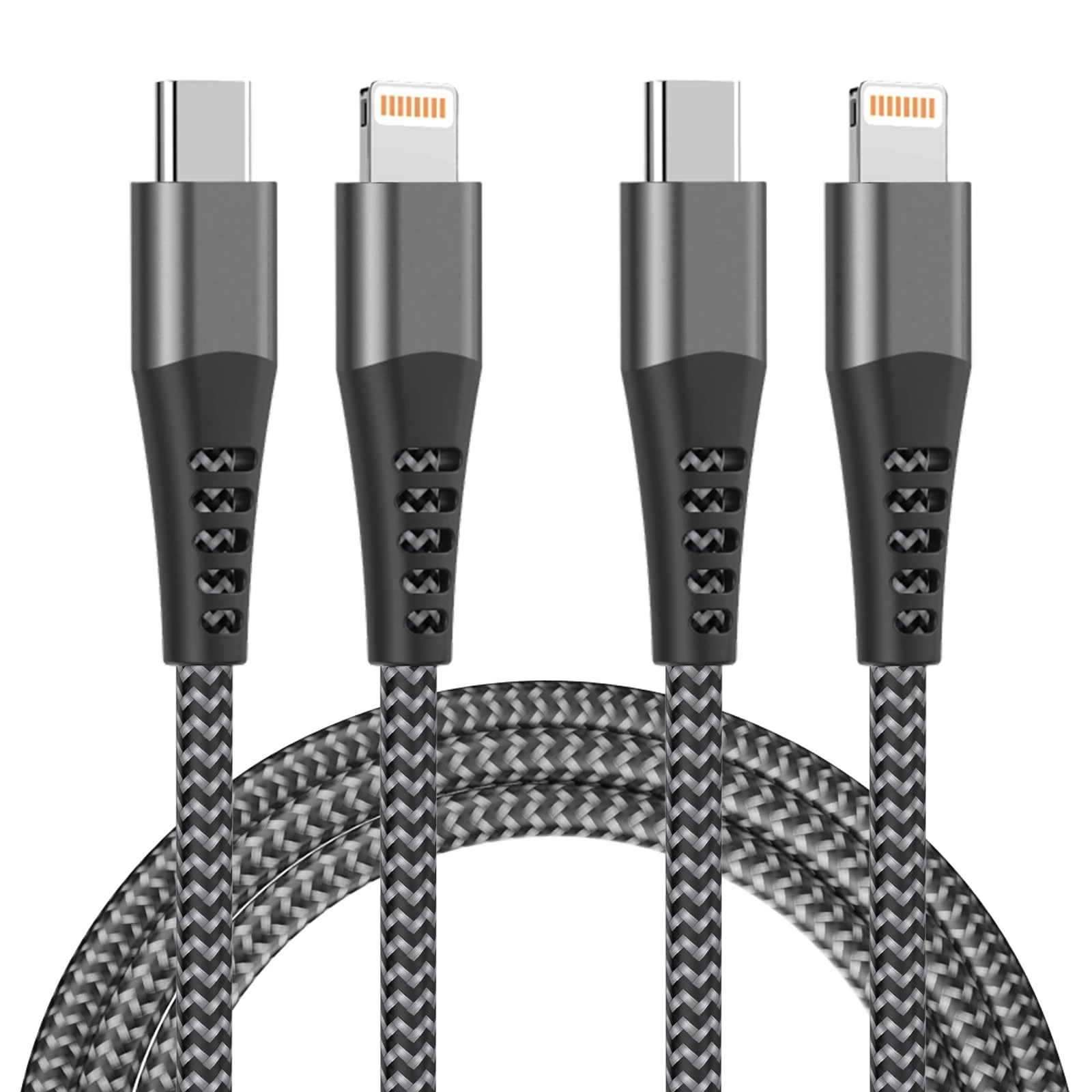 USB C to Lightning Cable 1M 2Pack[MFi Certified], iPhone Fast Charger Cable Nylon Type C to Lightning Cable USB C iPhone Charger Cable Lead Wire for Apple iPhone 14 Pro Max/13/12/11/XS Max/XR/X/8,iPad