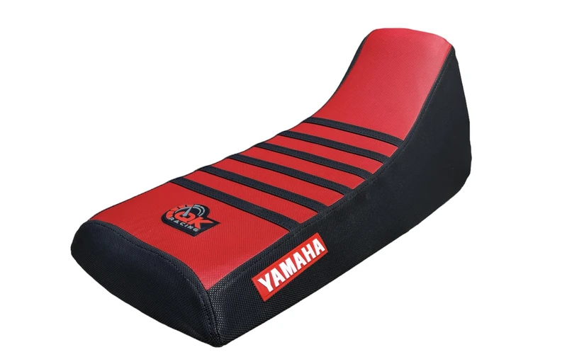QK RACING Seat Cover - Compatible Fit for Yamaha Blaster 200 YSF Seat Cover ysf 200 1998-2006 (Red Top/Black Sides)
