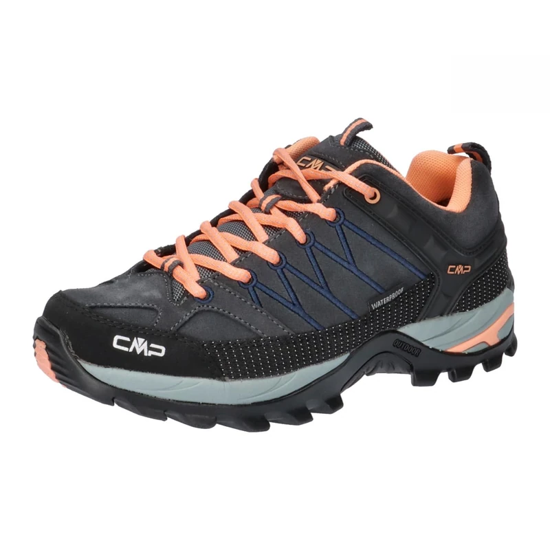 CMP Women's Rigel Low WMN Trekking Shoes WP, Anthracite Sunrise, 5 UK