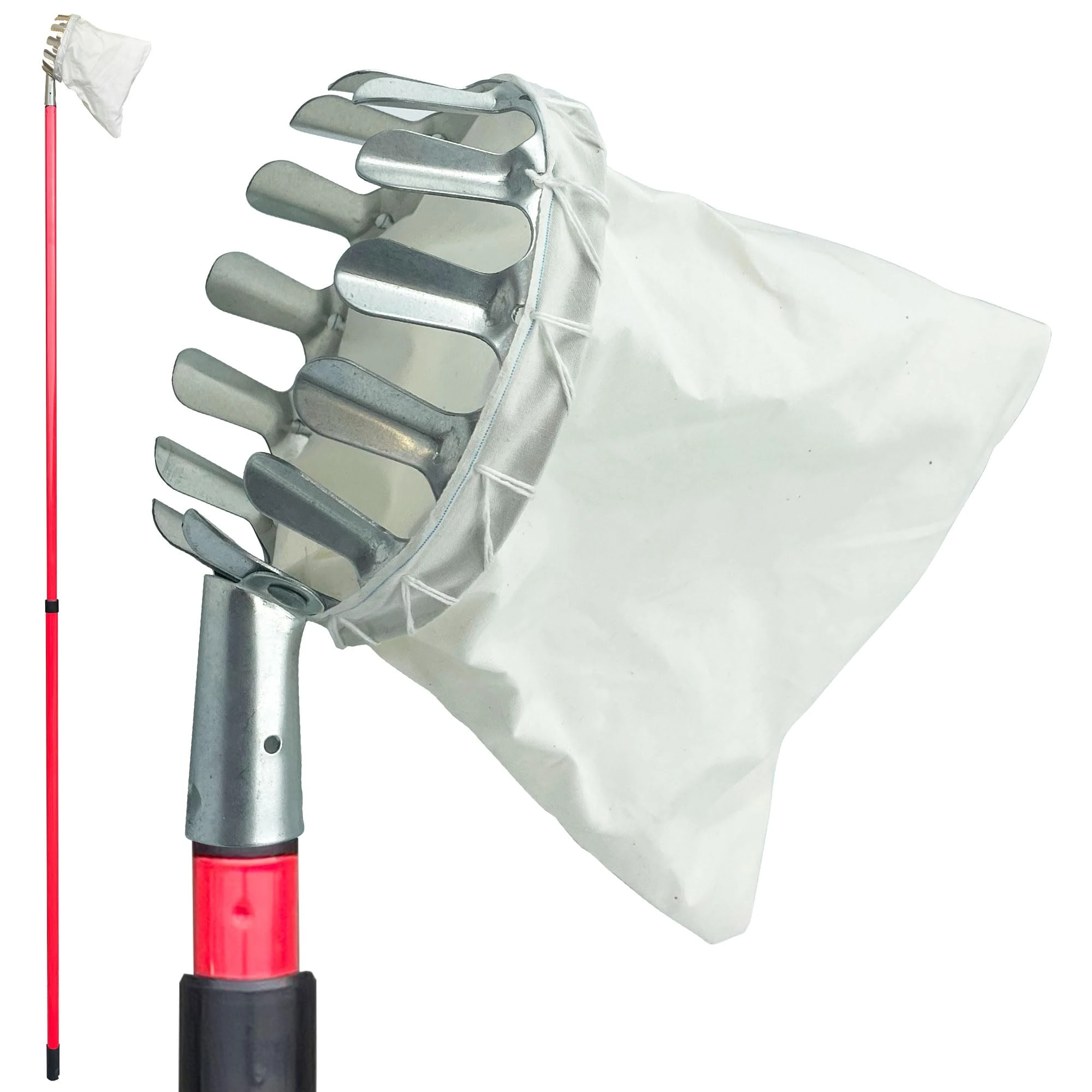 Fruit Picker with Telescopic Handle Fruit Picker Tool - Effortless Harvesting of Fresh Apples – Suitable for Home, Orchard, Farm and Garden
