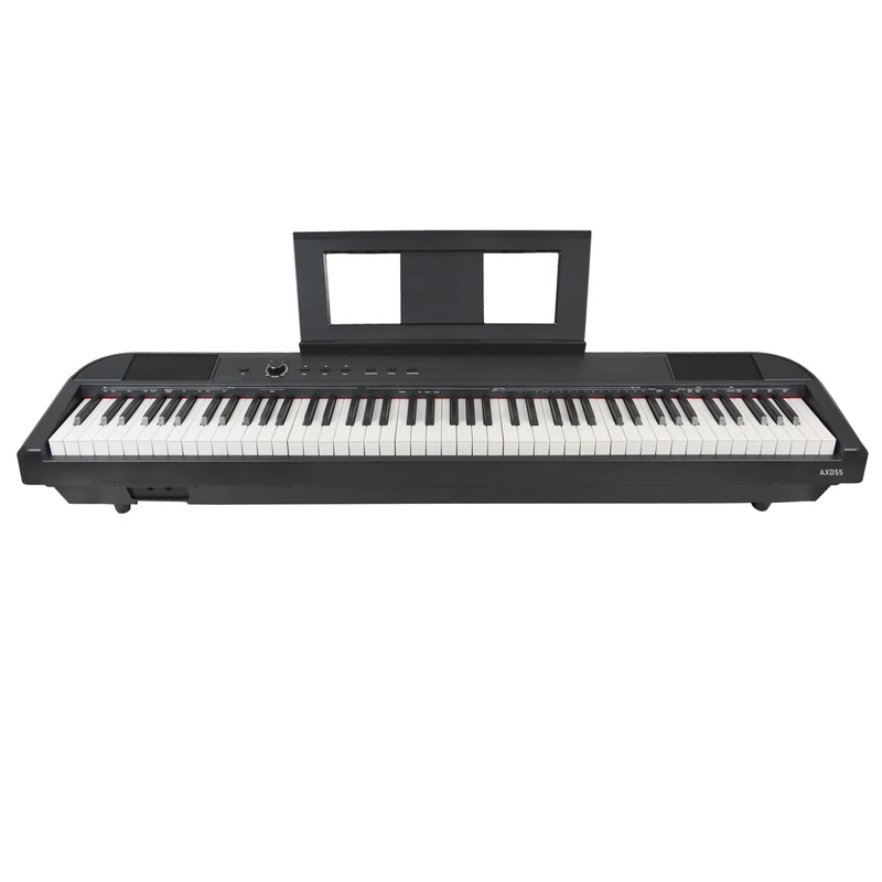 Axus AXD55 88 Key Digital Piano Keyboard with Touch Sensitive Keys, Sustain Pedal and High-Level Features and Functions.