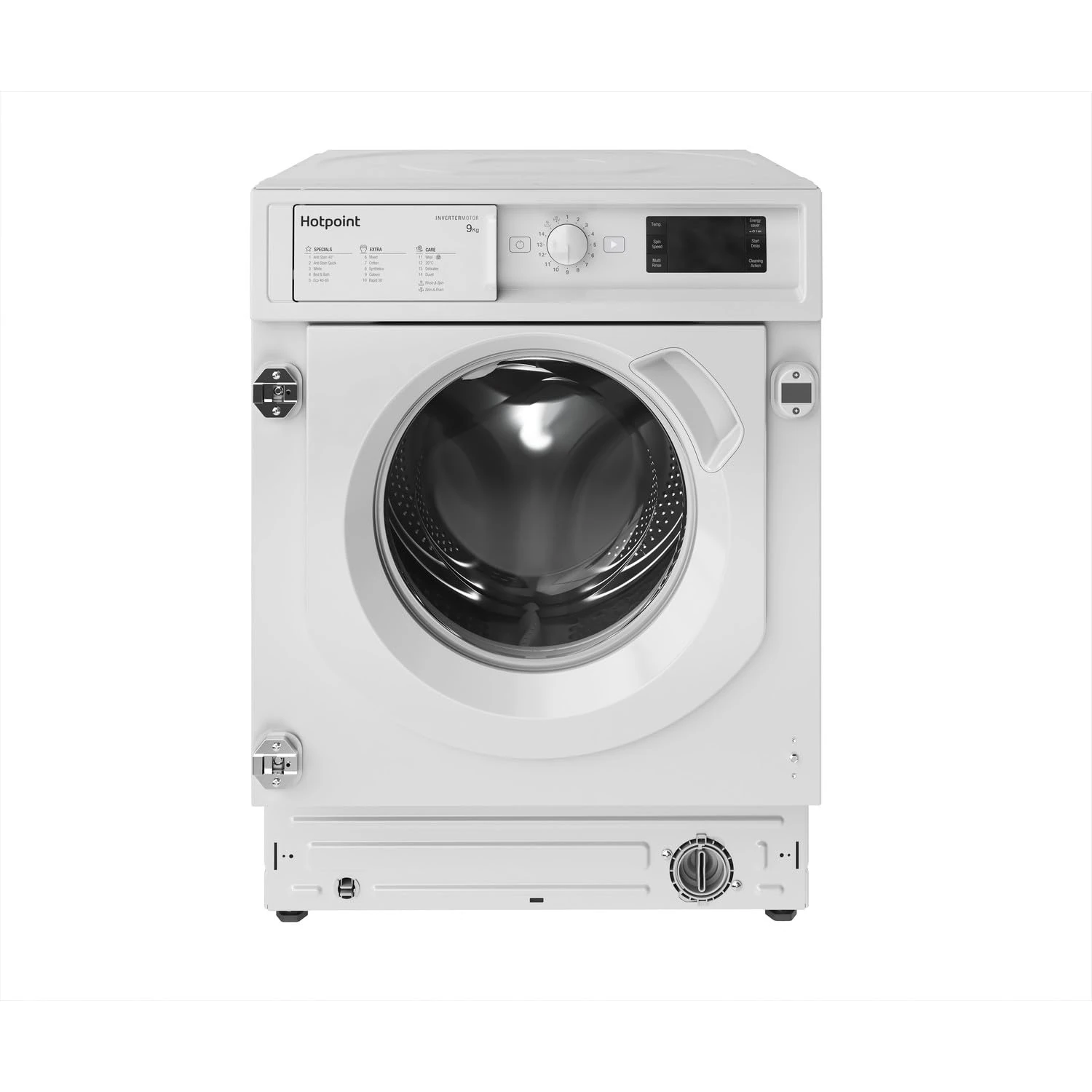 Hotpoint Anti-stain Integrated Washing Machine - White - 9kg - 1400rpm - B Rated - BI WMHG 91485 UK