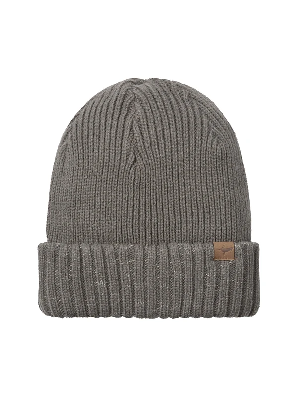 SEALSKINZ | Bacton | Unisex Waterproof Cold Weather Roll Cuff Beanie Hat | Everyday Use & Outdoor Activity | Three-Layer Insulation Technology | Microfleece Lining Grey