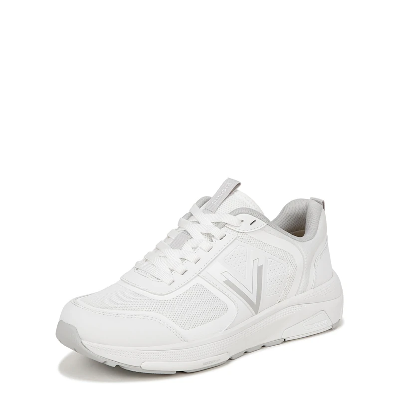 Vionic Women's Trainers - Walk Strider, White Leather, UK 3, Medium Fit