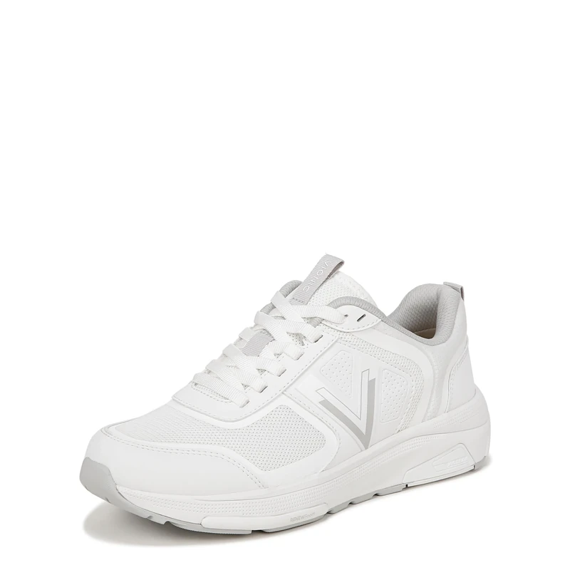 Vionic Women's Trainers - Walk Strider, White Leather, UK 3.5, Medium Fit