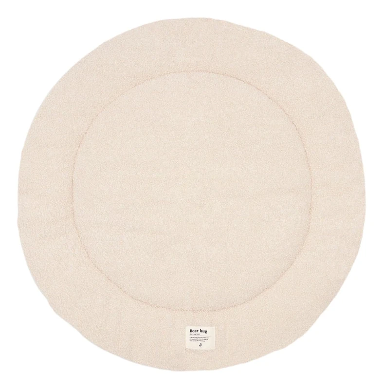 Jollein Baby Crawling Blanket Boucle Naturel Playpen Insert Diameter 95 cm Cream