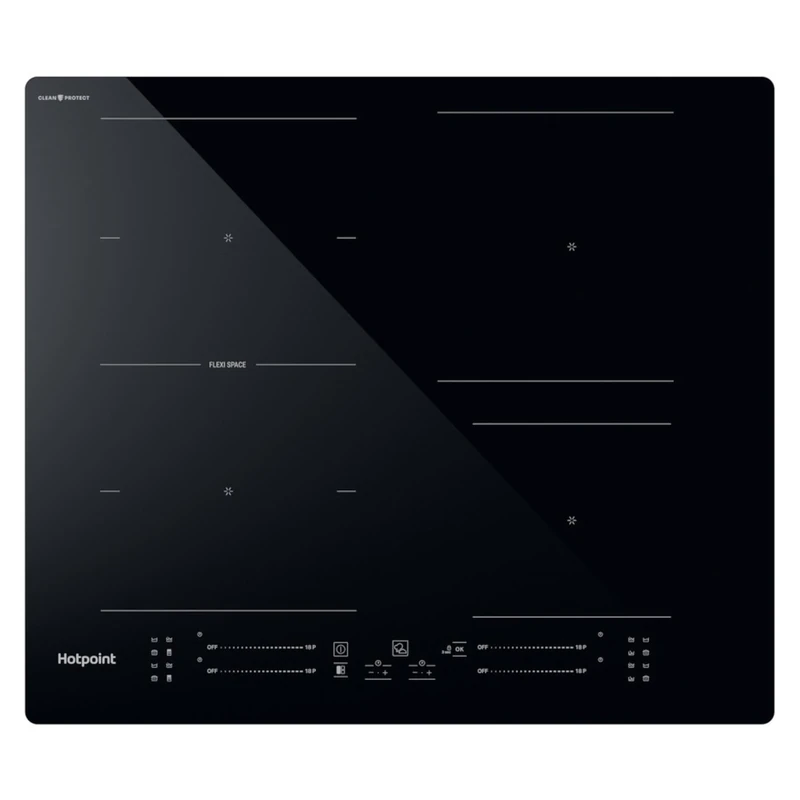 Hotpoint 60cm Induction Hob TS 3560F CPNE - Flexi Duo, 18 Levels