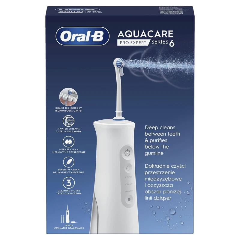 Oral-B AquaCare Pro-Expert Series 6 Irrigator with Oxyjet Technology