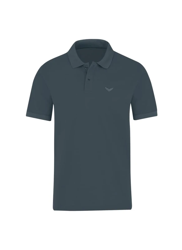 Trigema Men's 624601 Polo Shirt, Charcoal, XXL - Image 1