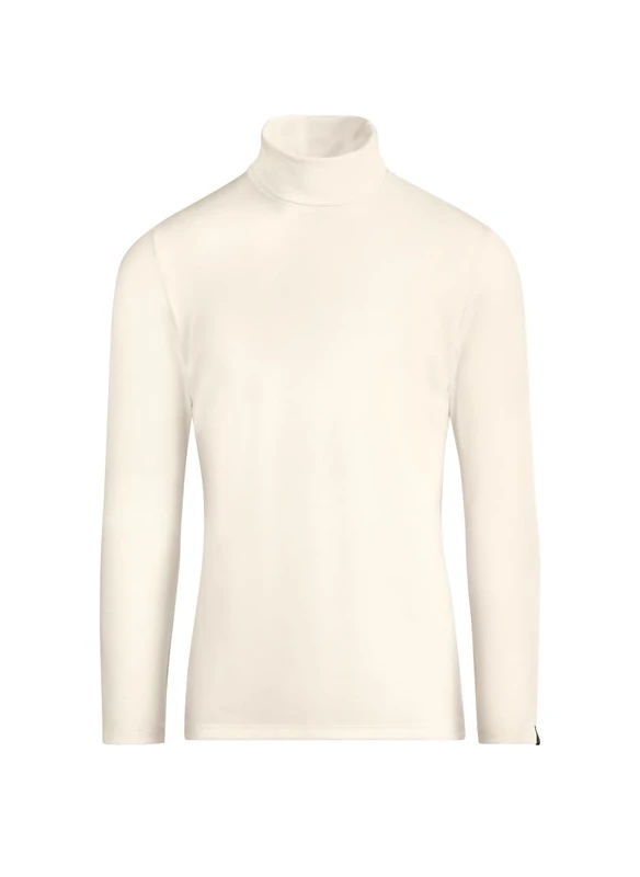 Trigema Men's 602010 Longsleeve T-Shirt, Natural, M