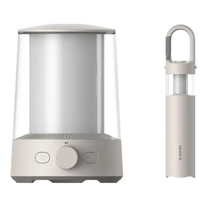 Xiaomi Multi-function Camping Lantern With Seperable Dual Light,NiteCore Extreme Light Adjustment, Bluetooth Smart Control, IP54 Rating Dust and Water Resistance and Convenient Type-C Charging - White