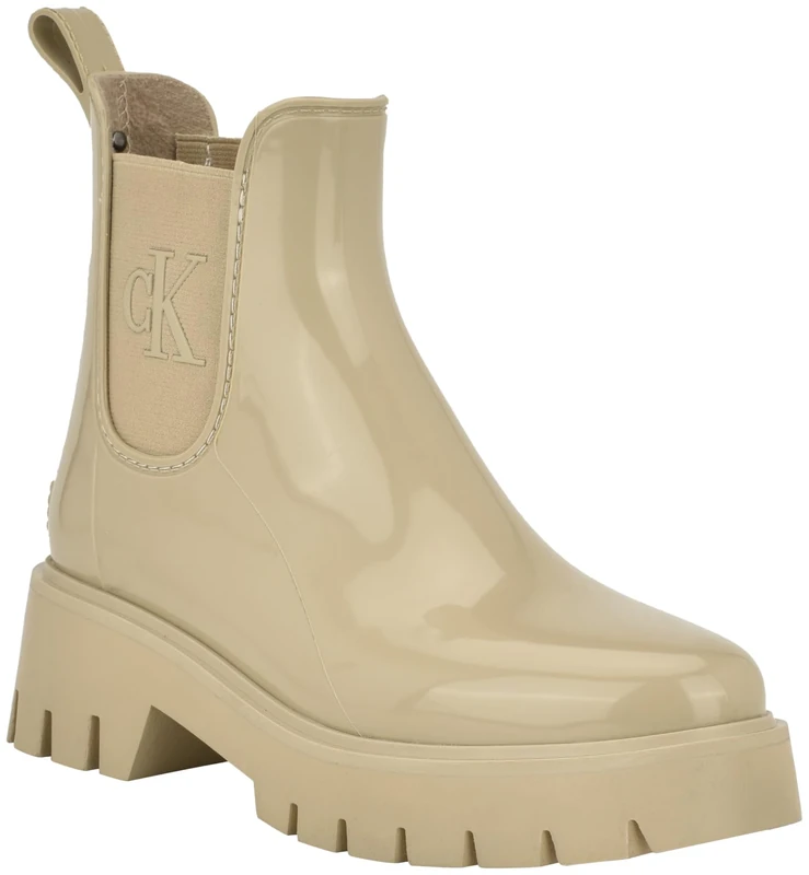 Calvin Klein Women's Wende Ankle Boot, Taupe 240, 5.5 UK