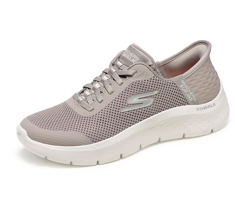 Skechers Women's Go Walk Flex Hands Free Slip-ins - Grand Entry, Taupe, 9 UK