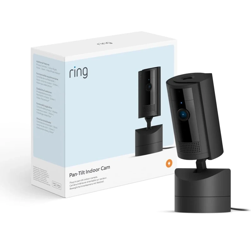 Ring Pan-Tilt Indoor Camera | Plug-In Pet Security Camera | 360° pan & 169° tilt coverage, Manual Privacy Cover, HD video, Two-Way Talk, Wi-Fi | 30-day free trial of Ring Subscription Plan - Image 1