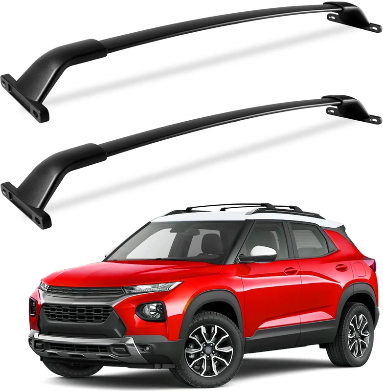 KINGGERI 220lbs Roof Rack Cross Bars Fit for Chevy Trailblazer 2021 2022 2023 2024 2025 L LT ACTIV RS, Chevrolet Heavy Duty Aluminum Roof Rails Crossbars Cargo Carrier Rooftop Car SUV Accessories