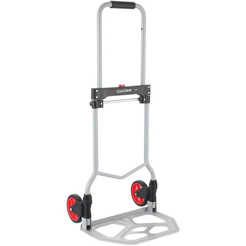 COOCHEER Aluminium Sack Truck Folding Luggage Rack Ideal for Industrial and Household Maximum Load 120kg