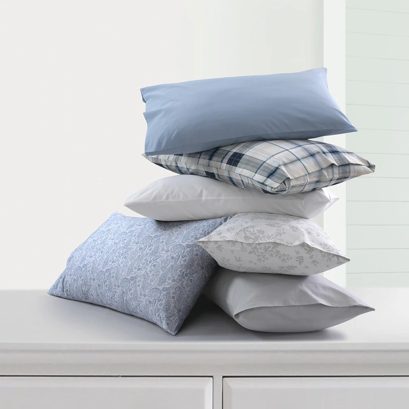 Tribeca Living Cotton Percale California King Size Bed Sheet Set, 300 Thread Count, Extra Deep Pockets, Printed Emma Floral Grey - Image 1