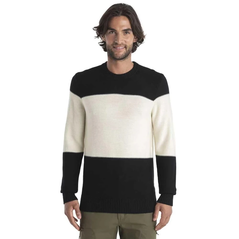 Icebreaker Waypoint Sweater Black/Undyed XXL