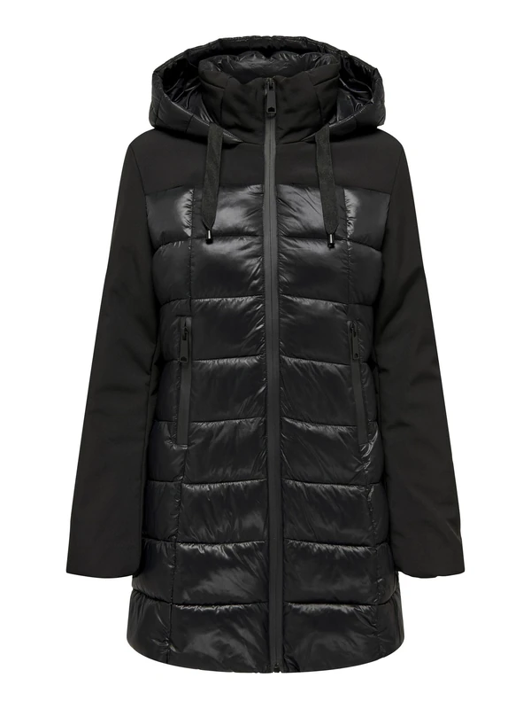ONLY Women's ONLSOPHIE Mix Puffer CC OTW Jacket, Black, L