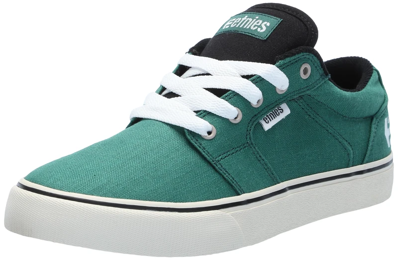 Etnies Men's Barge LS Skate Shoe, Green/Black/White, 13 UK