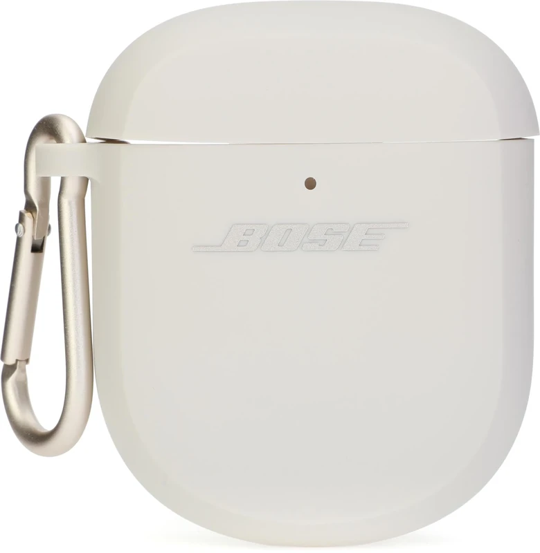 Bose Wireless Charging Earbud Case Cover, White Smoke