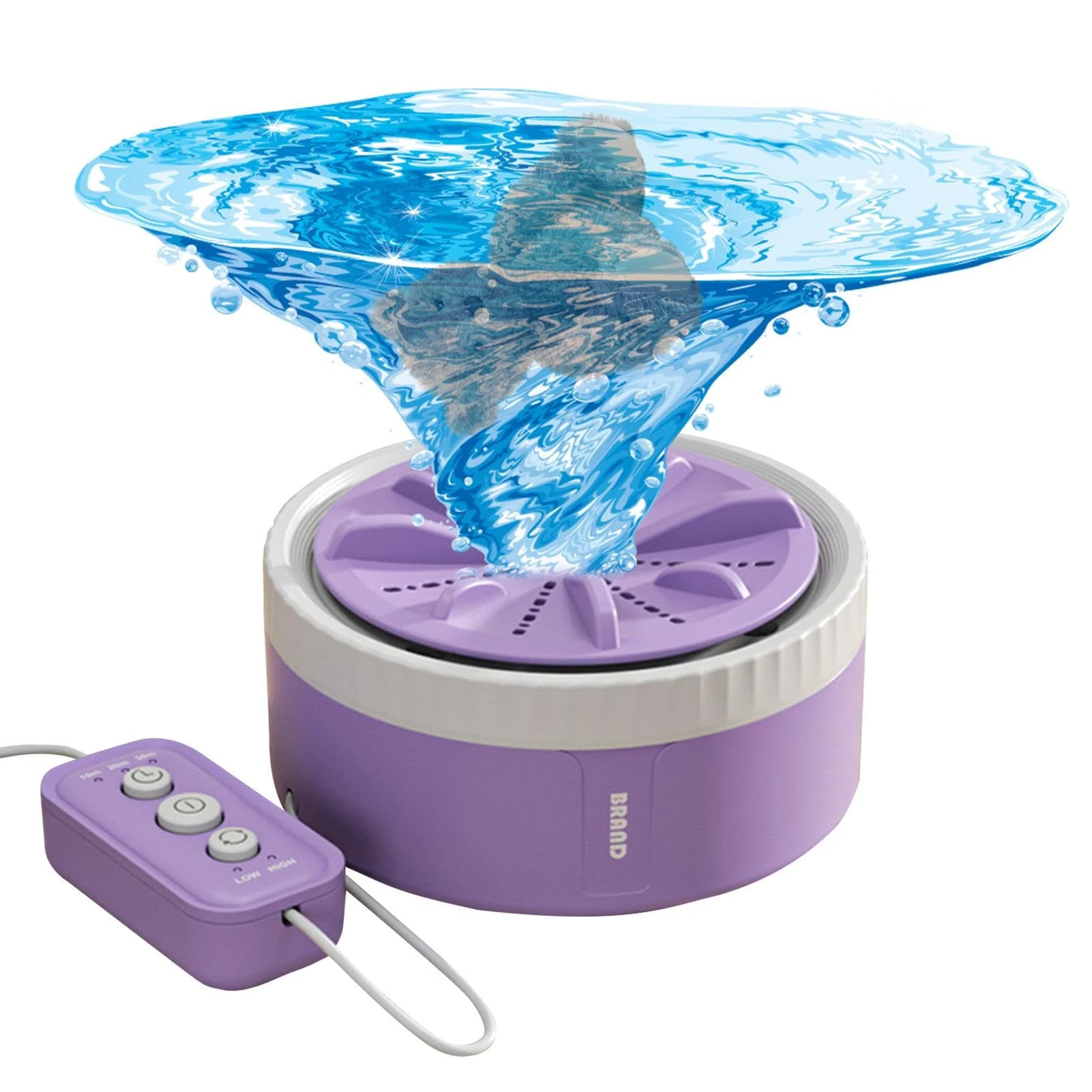 Sink Washing Machine, Mini Washing Machine With Bottom Suction Cups, Portable Washing Machine Ultrasonic With Usb For Travel, Mini Washer For Small Items Of Clothing